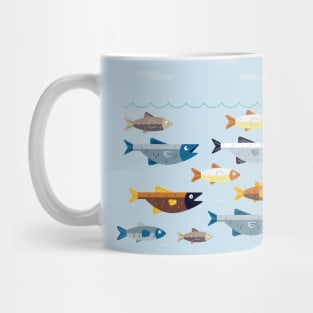 Fish School Mug